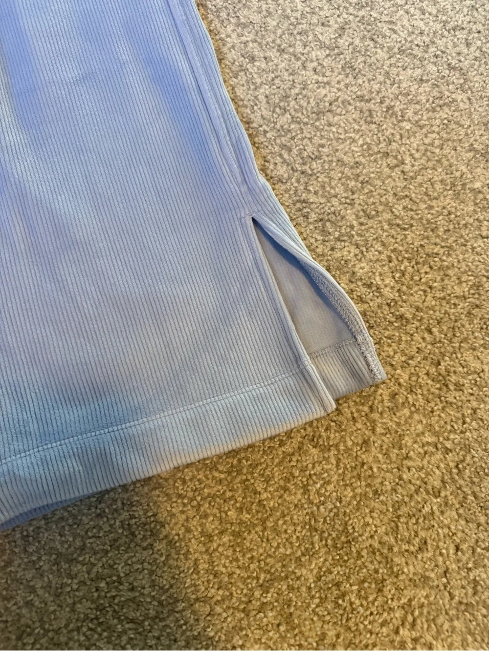 Athleta Light Blue Wide-Leg Sweatpants. Small